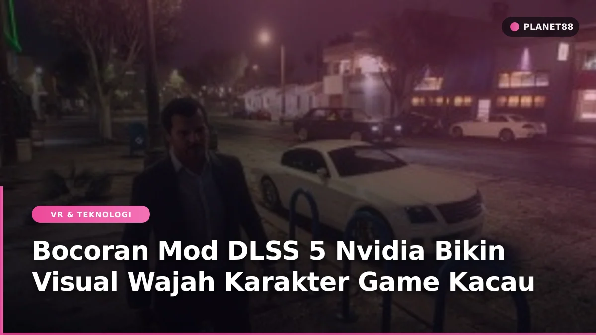 Kartu grafis PC yang menjalankan pengujian render visual AI