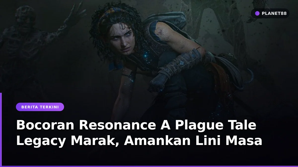 Suasana game naratif bertema medieval dengan kepungan tikus dan nuansa gelap.