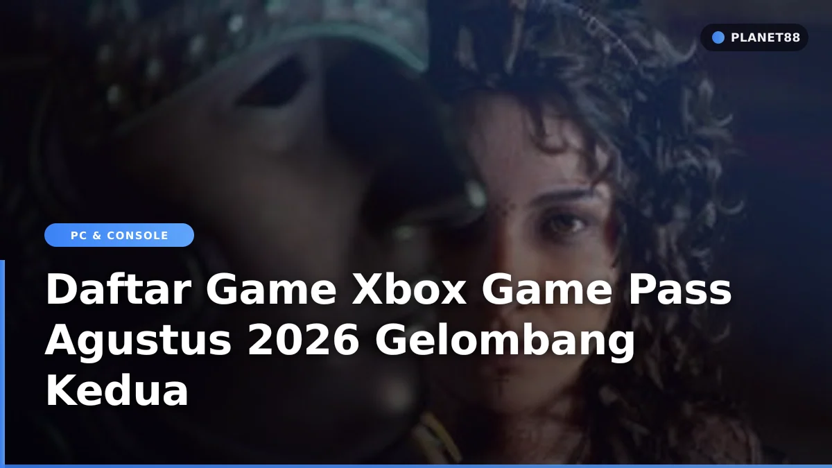 Pengontrol Xbox dan layar monitor dengan suasana ruang game