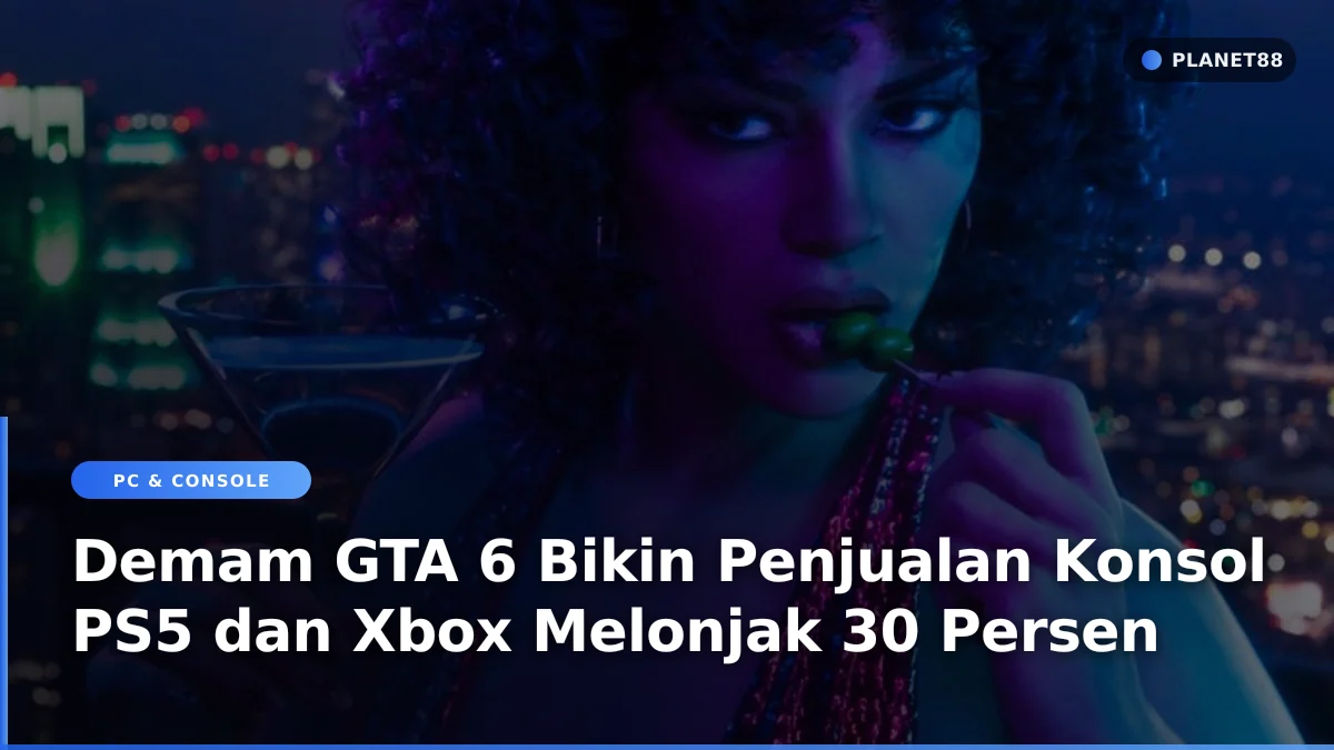Deretan konsol PS5 dan Xbox di toko ritel game