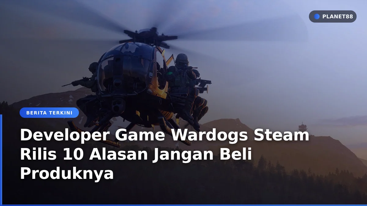 Pemandangan pertempuran taktis dalam game FPS berskala besar