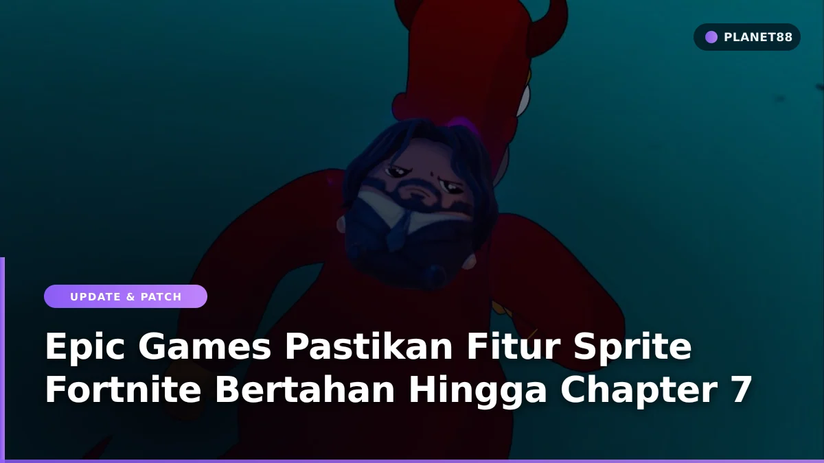 Pemain Fortnite mengumpulkan sprite misterius di dalam peta permainan