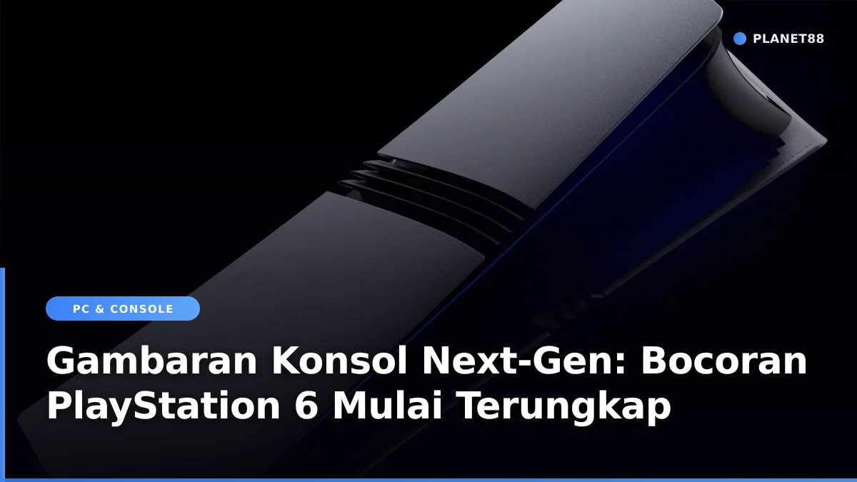 Konsep desain konsol PlayStation 6 dan stik pengontrol generasi terbaru