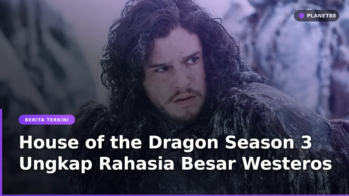 Tahta Besi dan simbol klan Targaryen dalam serial House of the Dragon Season 3