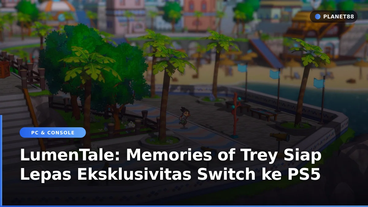 Karakter dan monster imut dalam game RPG turn based LumenTale Memories of Trey