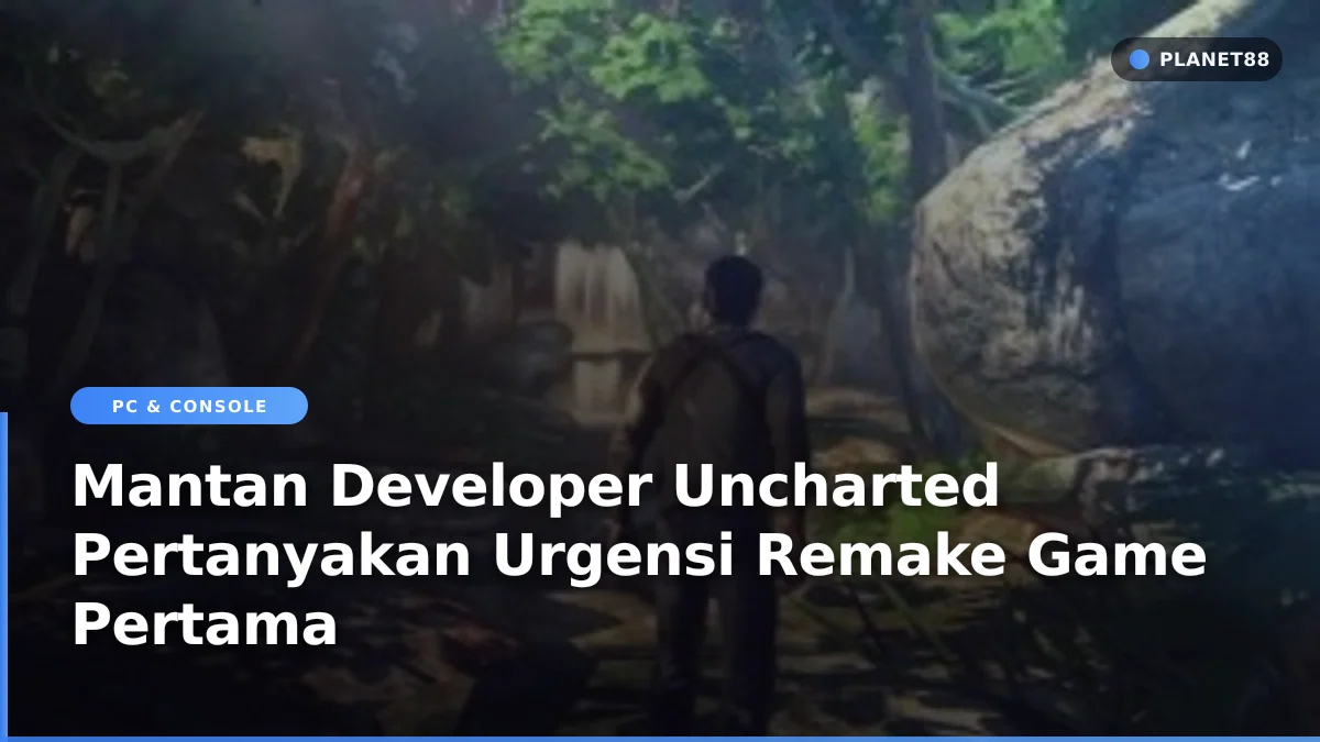 Karakter Nathan Drake dalam game Uncharted Drakes Fortune
