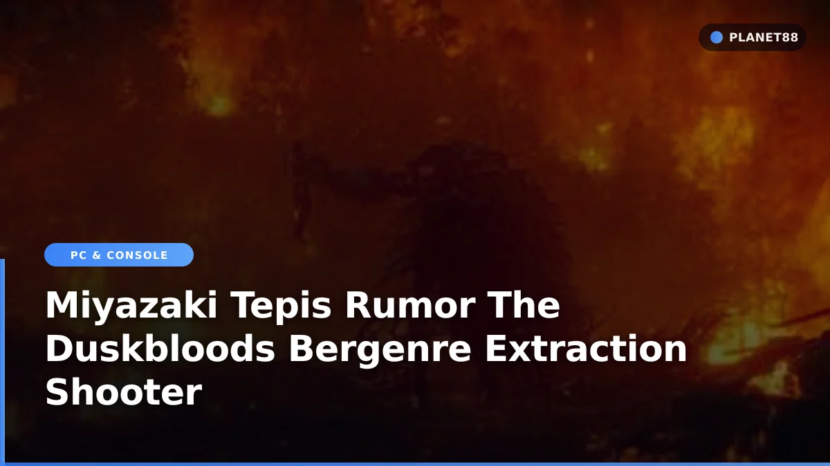Hidetaka Miyazaki memberikan klarifikasi mengenai genre game The Duskbloods