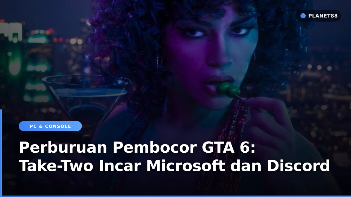 Ilustrasi perburuan hukum pembocor GTA 6 melalui dokumen pengadilan dan jaringan digital