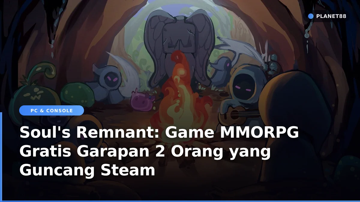 Tampilan gameplay game MMORPG Soul's Remnant yang dirilis gratis di Steam