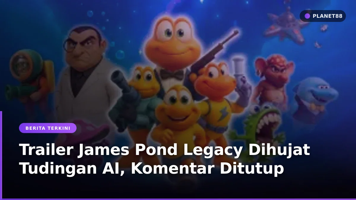 Ilustrasi kompilasi game retro dan kontroversi penggunaan aset AI