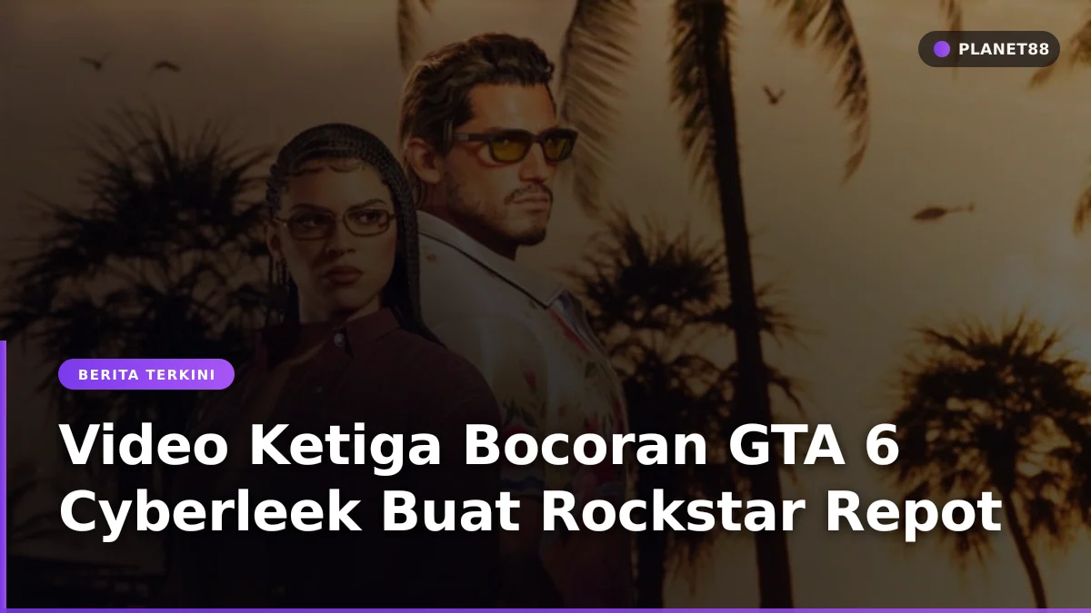 Bocoran gameplay GTA 6 dengan watermark CyberLeek beredar luas di internet